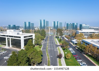 Silicon Valley Landmark From Drone