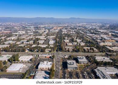 Silicon Valley As Seen From Drone