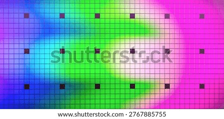 Silicon Wafer with Microchips, Artificial Intelligence and Semiconductor Industry Concept.