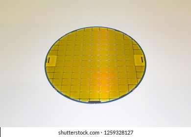 Silicon Wafers Microcircuits Wafer Thin Slice Stock Photo 1259328127 ...