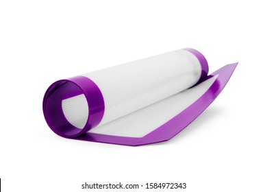 Silicone Baking Mat On A White Background