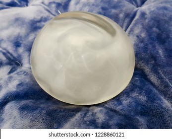 Silicone Breast Implant Surgery, Opaque Gel Type And Smooth Touch Surface, Medical Equipment.