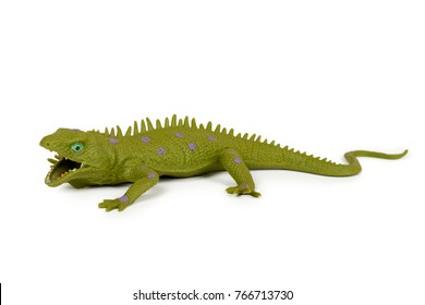 Silicone Toy Iguana Isolated On White Stock Photo 766713730 | Shutterstock