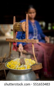 Silk Production Process, Silkworm from egg to worm
