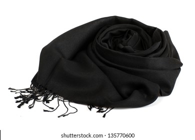 Silk Scarf Black