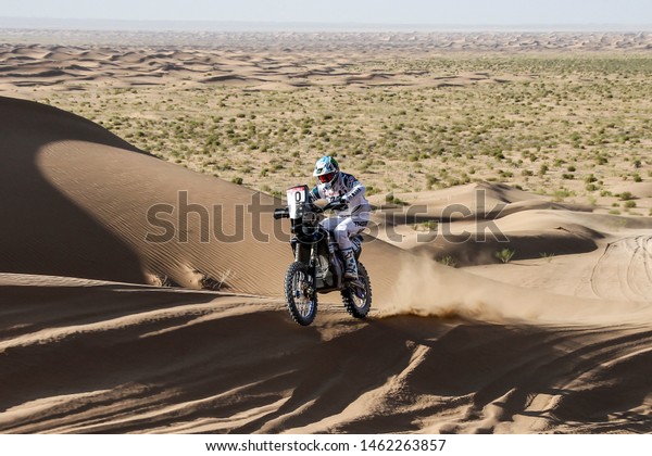 Silk Way
Rally in Russia, Mongolia, China. 6/16 July 2019. Adrien van
Beveren, Yamaha, third at Silk Way Rally
2019