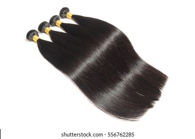 Silky Straight Natural Black Human Hair Stock Photo Edit Now 556762285