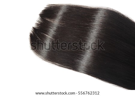 Silky Straight Natural Black Human Hair Stock Photo Edit Now