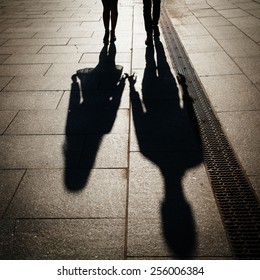 Boy Girl Shadow Images Stock Photos Vectors Shutterstock