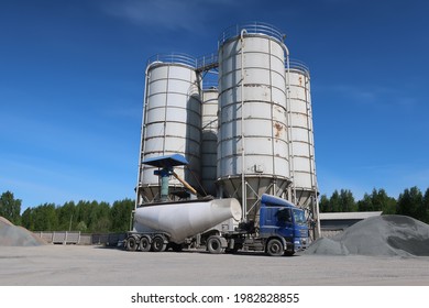 silos cement tank wagon industry storage