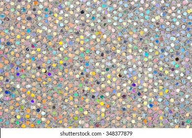 Silver Abstract Sequin Background Texture 