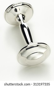 Silver Baby Rattle