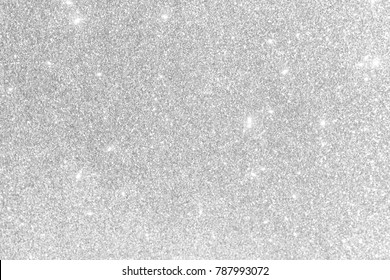 Silver background Abstract Bokeh Christmas. - Shutterstock ID 787993072