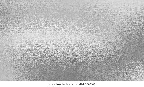 Silver Background From Metal Foil Paper Decorative Texture