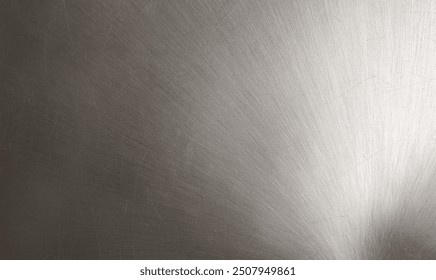 Silver brushed metal background. Aluminium metal texture background, scratches on polished stainless steel - Powered by Shutterstock