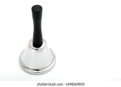Silver butler bell to call for service for assistance