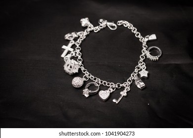 Silver Charm Bracelet