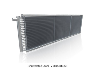 Silver coated coil evaporator, an essential component of HVAC systems