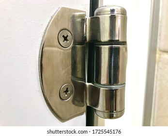 Silver Color Bathroom Door Hinge