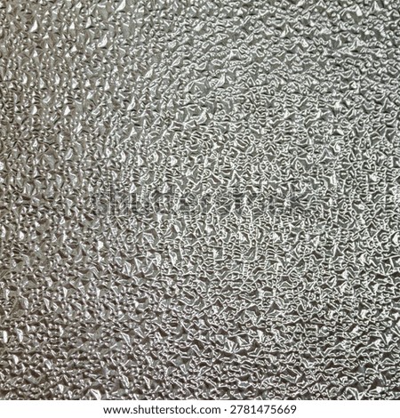 Silver Crystal Pattern and Abstract Metallic Surface