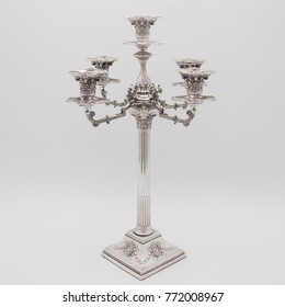 Silver Decorative Candelabra