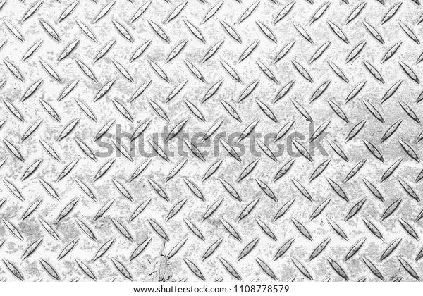 Silver Diamond Plate Texture Background Stock Photo (Edit Now) 1108778579