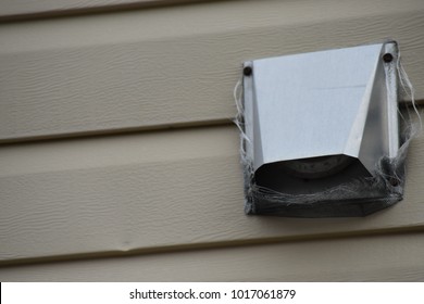 Silver Dryer Vent.