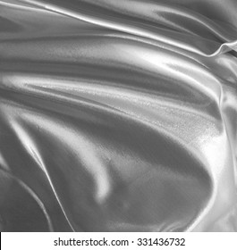 Silver Fabric Background