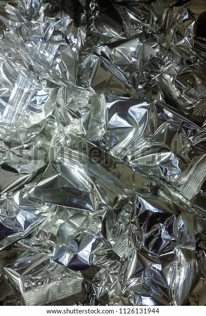 silver foil packets