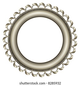 Silver Oval Frame Images, Stock Photos & Vectors | Shutterstock