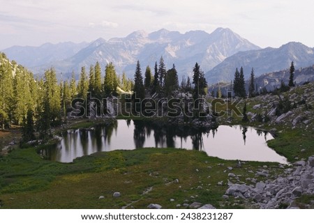 Silver Glance Lake in the Wasatch Mountains, Utah
