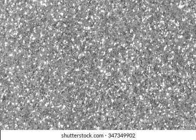 Silver Glitter Sparkle. Background For Your Design.