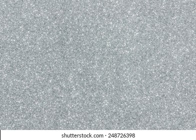 Silver Glitter Texture Christmas Background