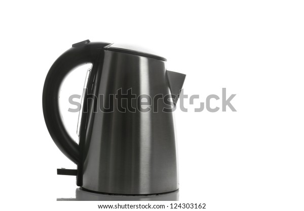 grey and silver kettle