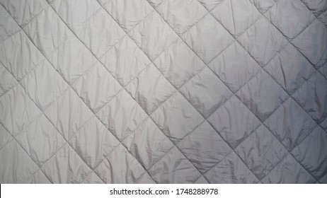 Silver Grey Quilted  Cotton Blanket