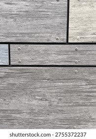 Silver Grey Wall Panel With Horizontal And Vertical Parallel Lines 