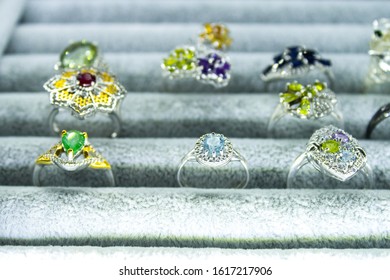 Silver Jewels Collection Crystals Box Stock Photo 1617217906 | Shutterstock