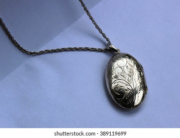 A silver locket