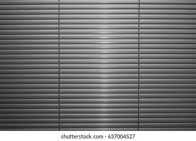 silver metal blinds texture
