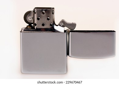 Silver Metal Zippo Lighter Stock Photo 229670467 | Shutterstock