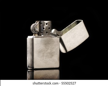 Silver Metal Zippo Lighter