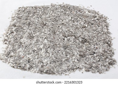 Silver Mica Or Powder Silver Texture