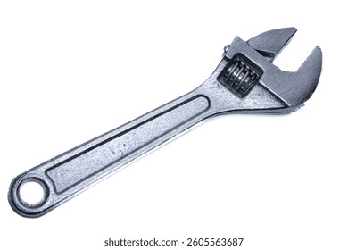 Silver monkey wrench background material