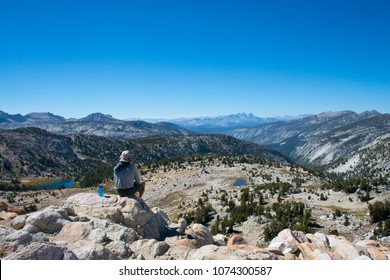 Silver Pass on the John Muir Trail in the Sierra Mountains in California

