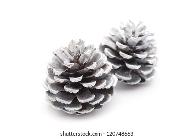 Silver Pine Cones