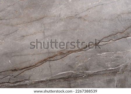 Silver River matte marble background, texture in grey color. Matt slab photo of stone material, slate backdrop for design exterior, luxury home decoration, 3d floor tiles, ceramic wall surface.