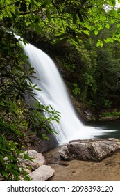 Silver Run Falls In Nantahala National Forest