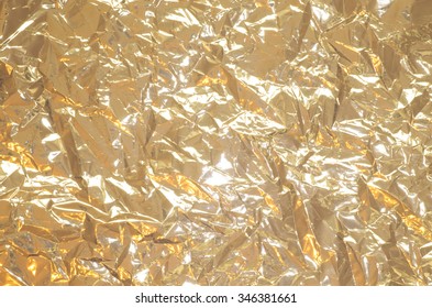 silver shiny metallic foil background - Shutterstock ID 346381661