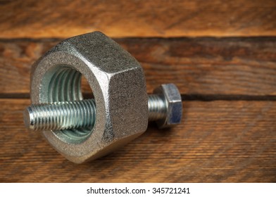 Silver Small Screw In Too Big Nut