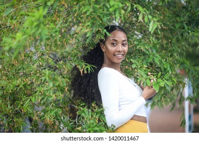 African American Female Natural Hair Model Images Stock Photos